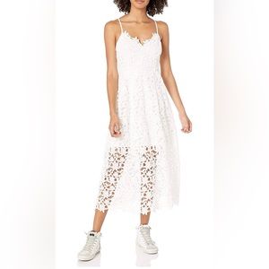 ASTR The Label White Lace Dress